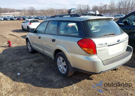 2005 Subaru Outback 2.5I из США, поврежденный, VIN 4S4BP61C457351908
